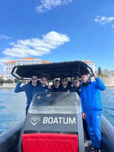 Croatian National Handball Team with Ivan Martinović on a Boatum boat tour in Zadar
